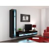 Cama TV stand VIGO NEW 30/140/40 black/black gloss