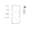Fixed Back cover | Apple | iPhone 17 Pro | TPU/PC | Transparent | MagPure