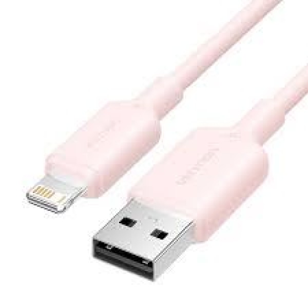 CABLE USB2.0 TO LIGHTNING/1M PINK LAMPF ...