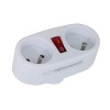 Esperanza ELK306W Electrical splitter 2 GN. White