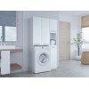 Topeshop ZESTAW MARPOL DD BIEL bathroom storage cabinet White