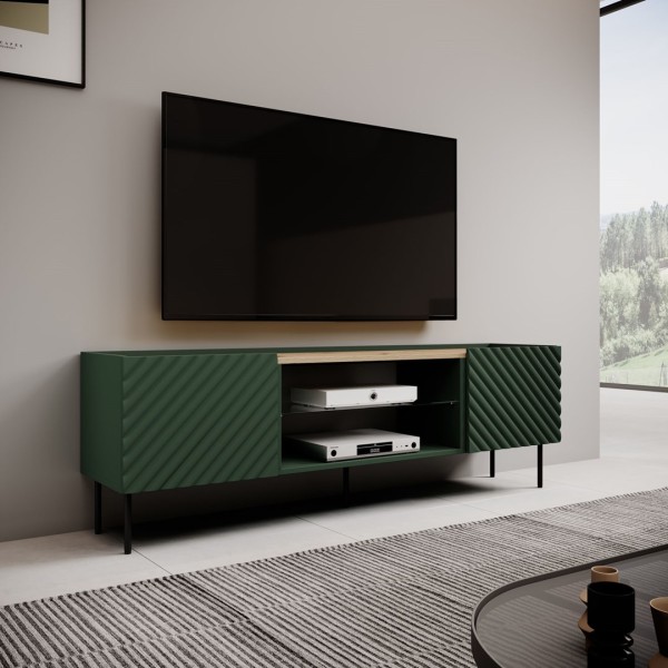 EF ONDA RTV cabinet 180.5x40xH58.39 green ...