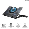 Trust GXT 1125 Quno Notebook stand Black 43.2 cm (17")