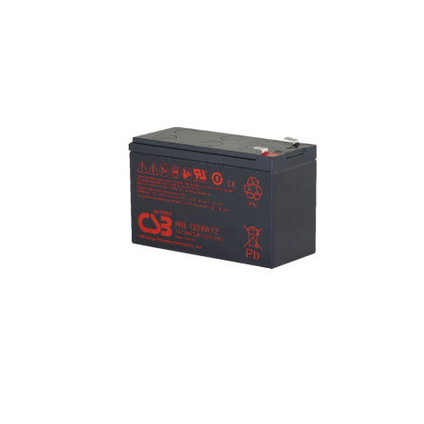 CSB Battery Battery 12V 9Ah 34W Pb F2 | HRL1234W