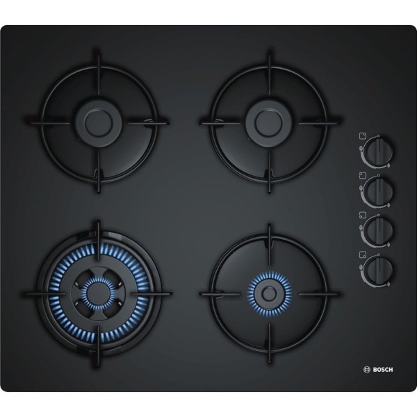 Bosch POH6B6B10 hob Black Built-in Gas ...