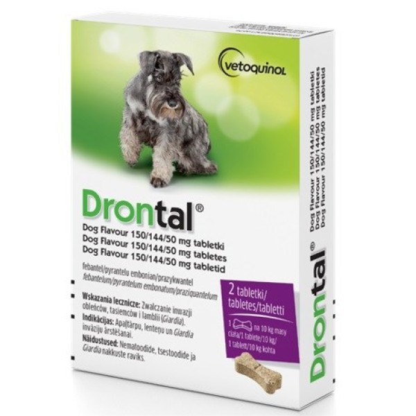 VETOQUINOL Drontal - worming tablets for ...