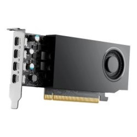 PNY NVIDIA A1000 8GB GDDR6 128-BIT, LOW PROFILE, PCIE 4.0 X8, SINGLE SLOT, 4 X MINI DISPLAYPORT 1.4A, 50W, LP BRACKET, SMALL BOX