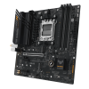 Asus | TUF GAMING A620M-PLUS WIFI | Processor family AMD | Processor socket AM5 | DDR5 DIMM | Memory slots 4 | Supported hard disk drive interfaces 	SATA, M.2 | Number of SATA connectors 4 | Chipset AMD A620 | Micro-ATX