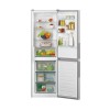 Candy | Refrigerator | CCE3T618ES | Energy efficiency class E | Free standing | Combi | Height 185 cm | No Frost system | Fridge net capacity 222 L | Freezer net capacity 119 L | Display | 39 dB | Silver