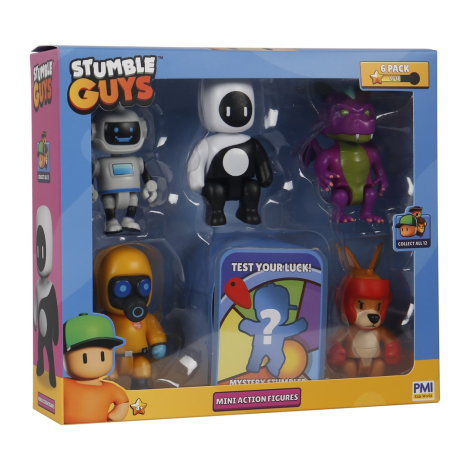 STUMBLE GUYS S2 MINI ACTION FIGURES - 6 PACK DELUXE BOX VER.B