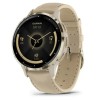 Garmin 010-02785-55 smartwatch / sport watch 3.05 cm (1.2") AMOLED 41 mm Digital 390 x 390 pixels Touchscreen Gold Wi-Fi GPS (satellite)