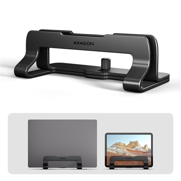 AXAGON STND-VB vertical stand for laptops ...