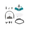 Polti | Steam mop | PTEU0282 Vaporetto SV450_Double | Power 1500 W | Steam pressure Not Applicable bar | Water tank capacity 0.3 L | White