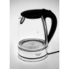 Adler | Kettle | AD 1225 | Standard | 2000 W | 1.7 L | Glass | 360° rotational base | Transparent/Stainless steel