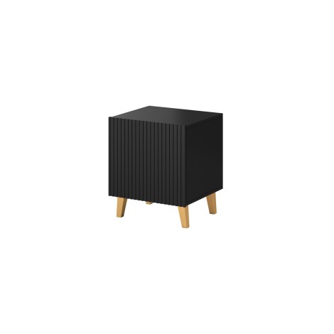 PAFOS bedside table 2 pcs. 45x40x51 cm matte black