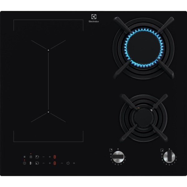 Induction-gas hob ELECTROLUX KDI641723K 800 Mixed ...