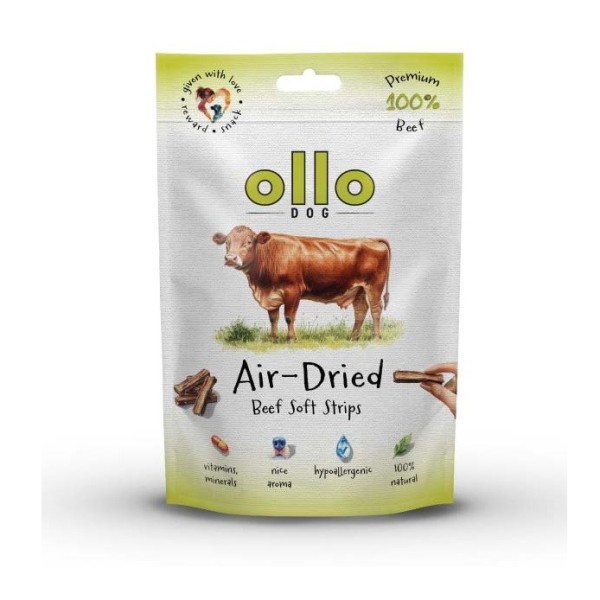 OLLO Air-Dried Beef strips - dog ...