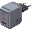 Ładowarka Vention 70W GaN PD 1x USB-A 2x USB-C czarna
