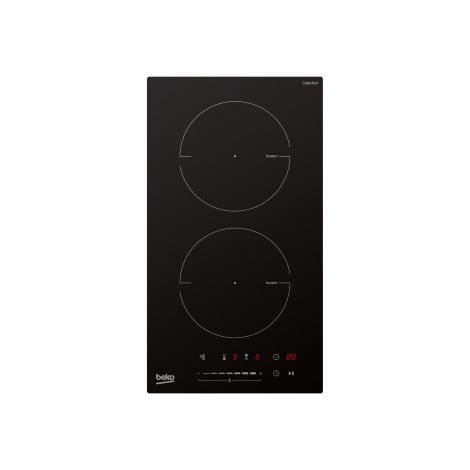 Beko HDI32400TO Hob, Induction, Width 28.8cm, 2 cooking zones, Touch control, Black | BEKO