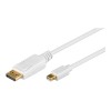 Goobay 52859 Mini DisplayPort adapter cable 1.2, gold-plated, 2m | Goobay | DP to mini-DP