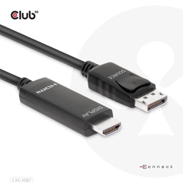 CABLE DP TO HDMI 3M/M/M CAC-1087 ...
