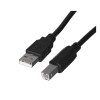 Lanberg CA-USBA-10CC-0018-BK USB cable USB 2.0 1.8 m USB B Black