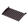 Digitus | 1U Fixed Shelf for Racks | DN-19 TRAY-1-400-SW | Black | The shelves for fixed mounting can be installed easy on the two front 483 mm (19“) profile rails of your 483 mm (19“) network- or server cabinet. Due to their stable, perforated steel shee