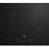 Beko HII64200SFMT Hob, Induction, Width 59cm, 4 cooking zones, Touch control, Black | BEKO