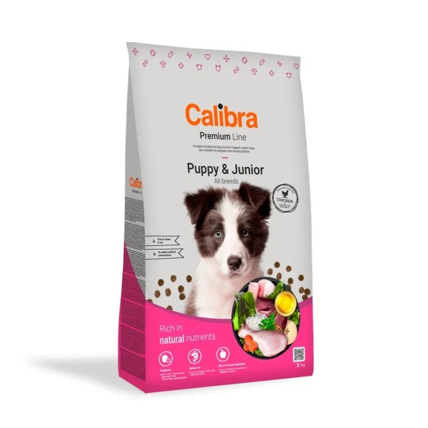 CALIBRA DOG premium puppy&junior 3kg