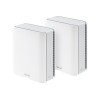 Asus | Tri-band WiFi 7 Smart AiMesh Extendable Router | ZenWiFi BT8 (2pk) | 802.11be | 14000 Mbit/s | Ethernet LAN (RJ-45) ports 4 | Mesh Support Yes | MU-MiMO Yes | 4G/5G | Antenna type Internal | 1