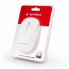 MOUSE USB OPTICAL WRL/WHITE MUSW-4B-01-W GEMBIRD