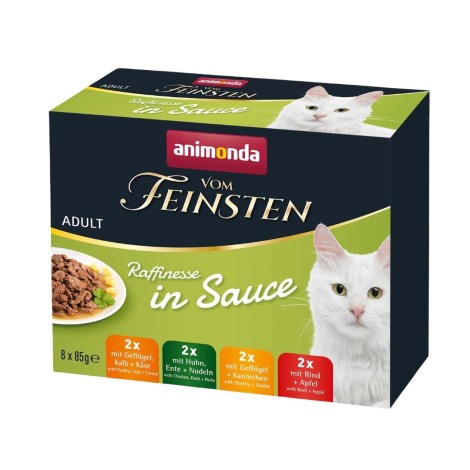 ANIMONDA Vom Feinsten Adult Raffinesse in sauce - wet cat food - 8x85g