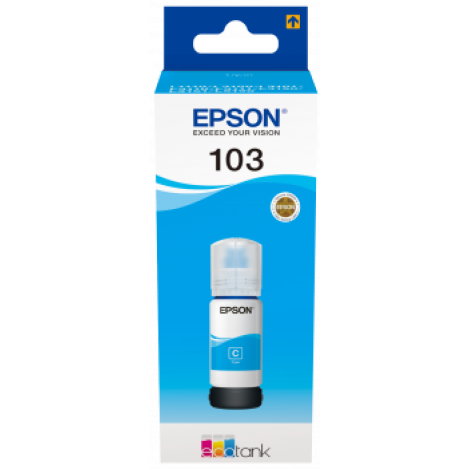 EPSON 4LB 103 EcoTank Cyan ink bottle