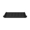 Lanberg AK-1008-B shelf for 19‘’ racks 450/600/800mm (1U, 483x315mm, load capacity up to 20kg) black