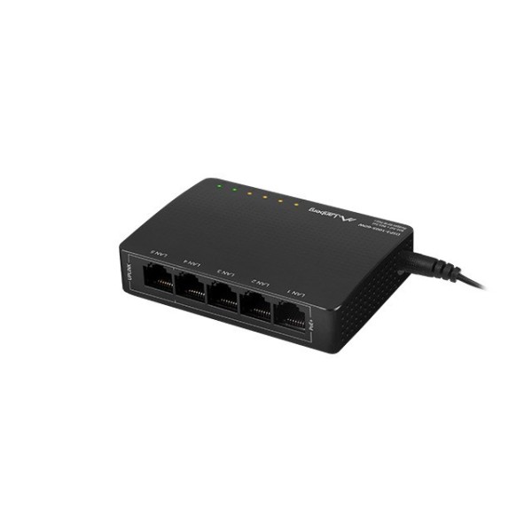 Lanberg Switch PoE DSP3-1005-60W  (5-port, ...