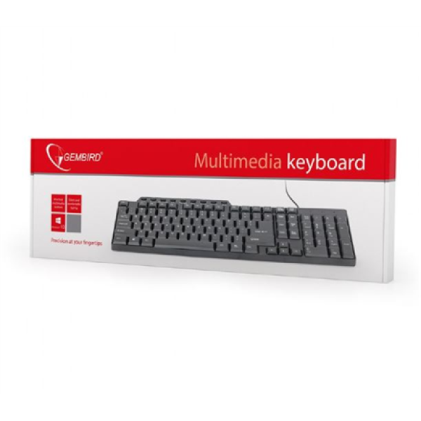 Gembird | KB-UM-104 Compact multimedia keyboard ...