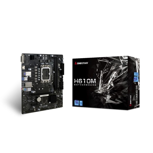 MB H610 S1700 MATX/H610MHD D5 BIOSTAR