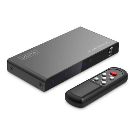 Digitus 8K HDMI Switch, 3x1 | DS-55333 | Black