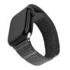 Fixed | Sporty Strap for Apple Watch 42/44/45mm | 160-210 mm | Dark gray | Nylon