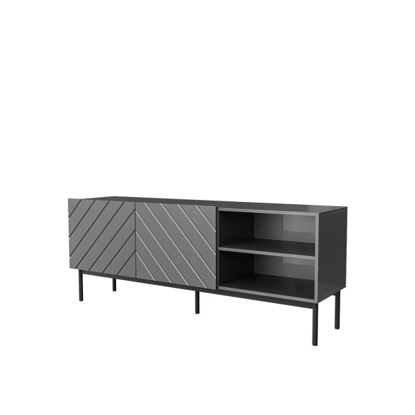 ABETO RTV cabinet on black steel ...