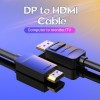 CABLE DP TO HDMI 2M/BLACK HADBH VENTION