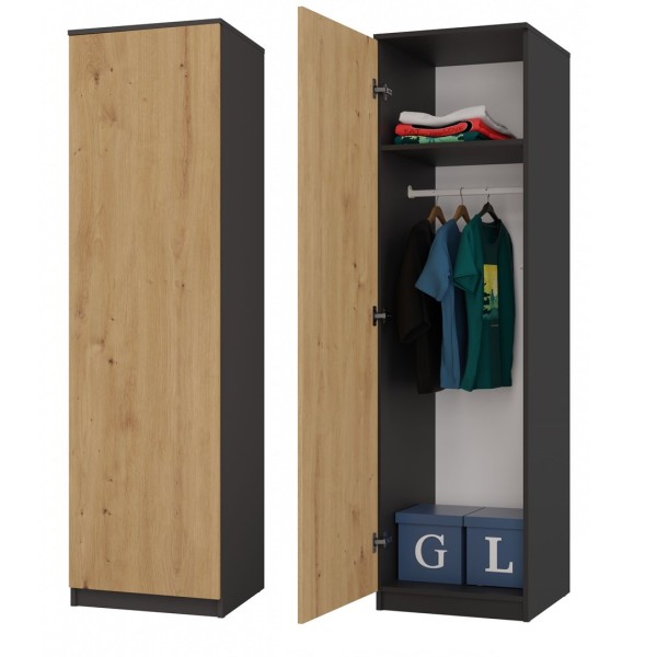 Topeshop SD-50 ANT/ART KPL bedroom wardrobe/closet ...