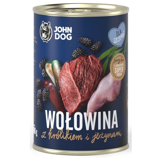 John Dog BERRY wołowina i królik ...
