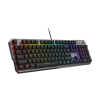 MSI STRIKE 600 SILENT US | Gaming Keyboard | Wired | US | USB 2.0 | KAILH Midnight PRO Silent Tactile