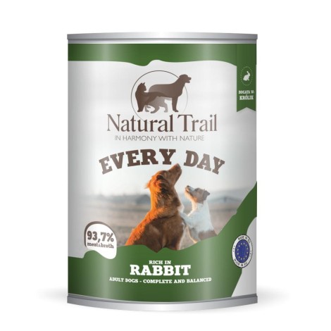 NATURAL TRAIL Every Day Rich in rabbit - wet dog food - 800g