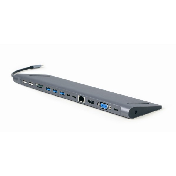 Gembird A-CM-COMBO9-01 USB Type-C 9-in-1 multi-port ...