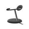 Belkin WIZ009VFBK-V2 - magnetic 3-in-1 wireless charging stand with Qi2 15W, black