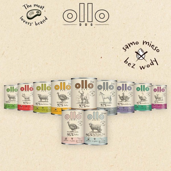 OLLO Pure Turkey - wet dog ...