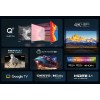 TCL C65 Serie C6 Smart TV QLED 4K 55" 55C655, audio Onkyo con subwoofer, Dolby Vision - Atmos, Google TV