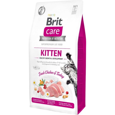 BRIT Care Grain Free Kitten Healthy growth and development - dry cat food - 7 kg